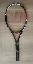 LN EUC 250 Wilson BLX Bold 9.4 oz Tennis Racquet Black / Red 100" Head 33cm Bal