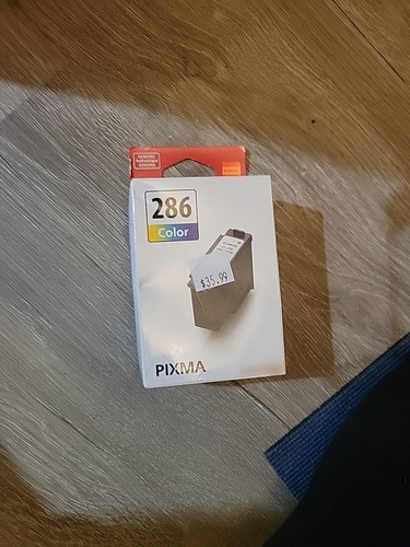 Genuine Canon CL-286Tri-Color Ink Cartridges Pixma New - 第 1/1 張圖片