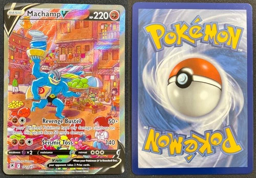 POKEMON UNGRADED MACHAMP V 172/189 ULTRA RARE ASTRAL RADIANCE NM