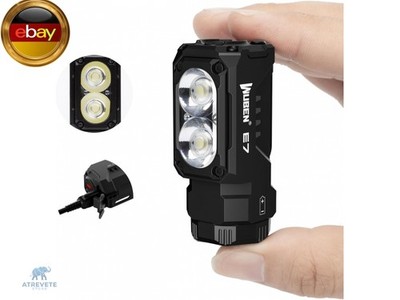 WUBEN E7 1800 Lumen wiederaufladbare Mini-Taschenlampe mit Magnet ? superhelle