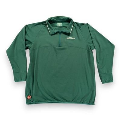 Jameson Sweater Adult EXTRA LARGE Green Pullover Promo Quarter Zip Irish Whiskey