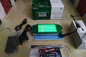 Sony PSP 3000 Green Box Console New Charger with box +UMD Tested 🔥