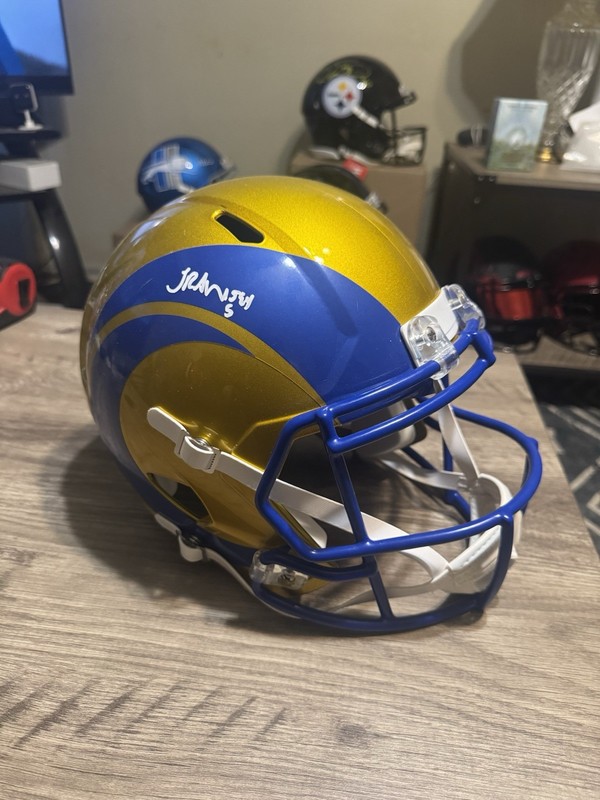 Jalen Ramsey Los Angeles Rams Signed Football Helmet - JSA Witnessed WT1914246
