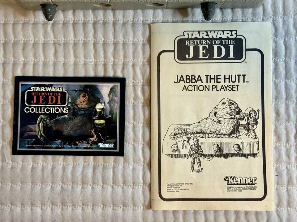1983 Kenner STAR WARS Return of the Jedi JABBA THE HUTT Playset COMPLETE in box - Image 2 of 4