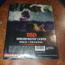 Dungeons & Dragons Rage of Demons DM Screen. New/Factory sealed 