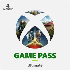 Microsoft Xbox Game Pass Ultimate 4 Months for Xbox PC Console