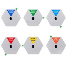 5-inch Privacy Slider Sign Do Not Disturb Please Knock In a Meeting