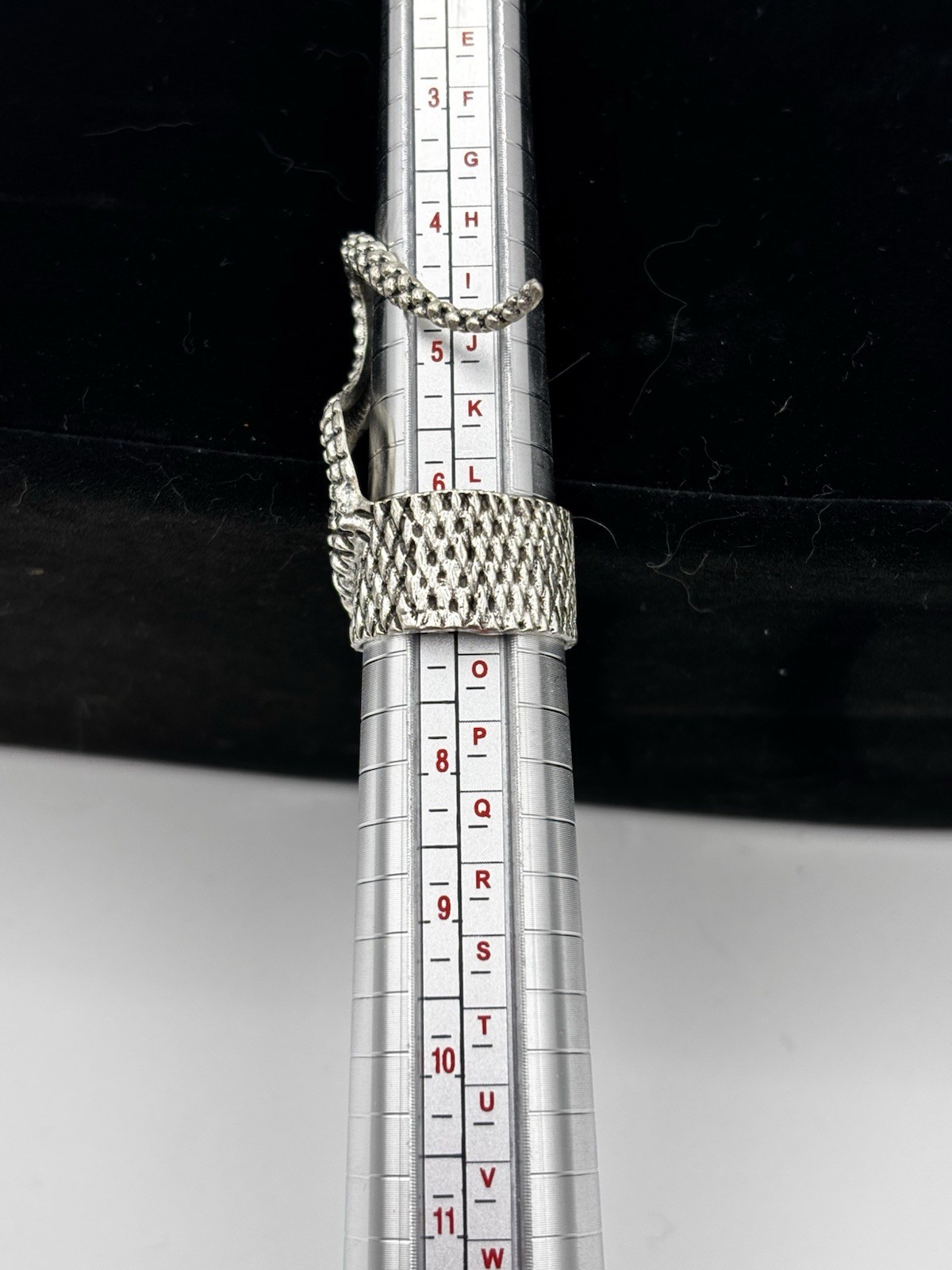 4 Piece Silver Snake Ring Set Stackable Boho Serp… - image 13