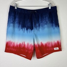 Pantaloncini O'Neil Tie Dye Board taglia XL Hyperfreak elasticizzati Hyperdry, estate, spiaggia
