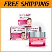 Moisturizing Night Face Cream Set, Fine Lines Reduction