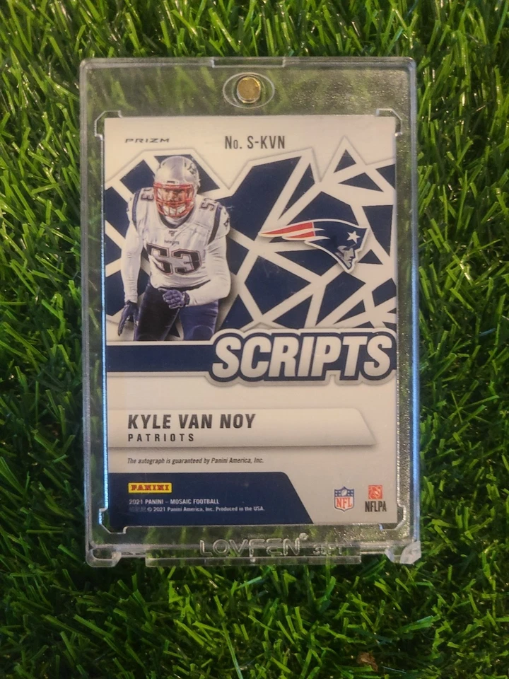 2021 Panini Mosaic - Scripts Kyle Van Noy #S-KVN (AU) - Image 3 of 3