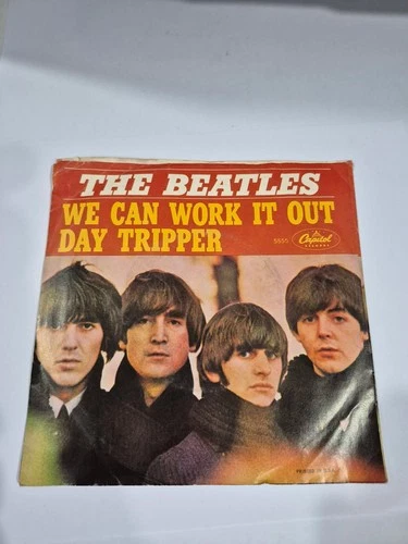 The Beatles We Can Work It Out / Day Tripper 7" 45 Capitol w/ Picture Sleeve