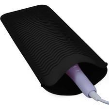 Silicone Heat Resistant Mat Pouch for Hair Straightener Curling Iron Flat Iron