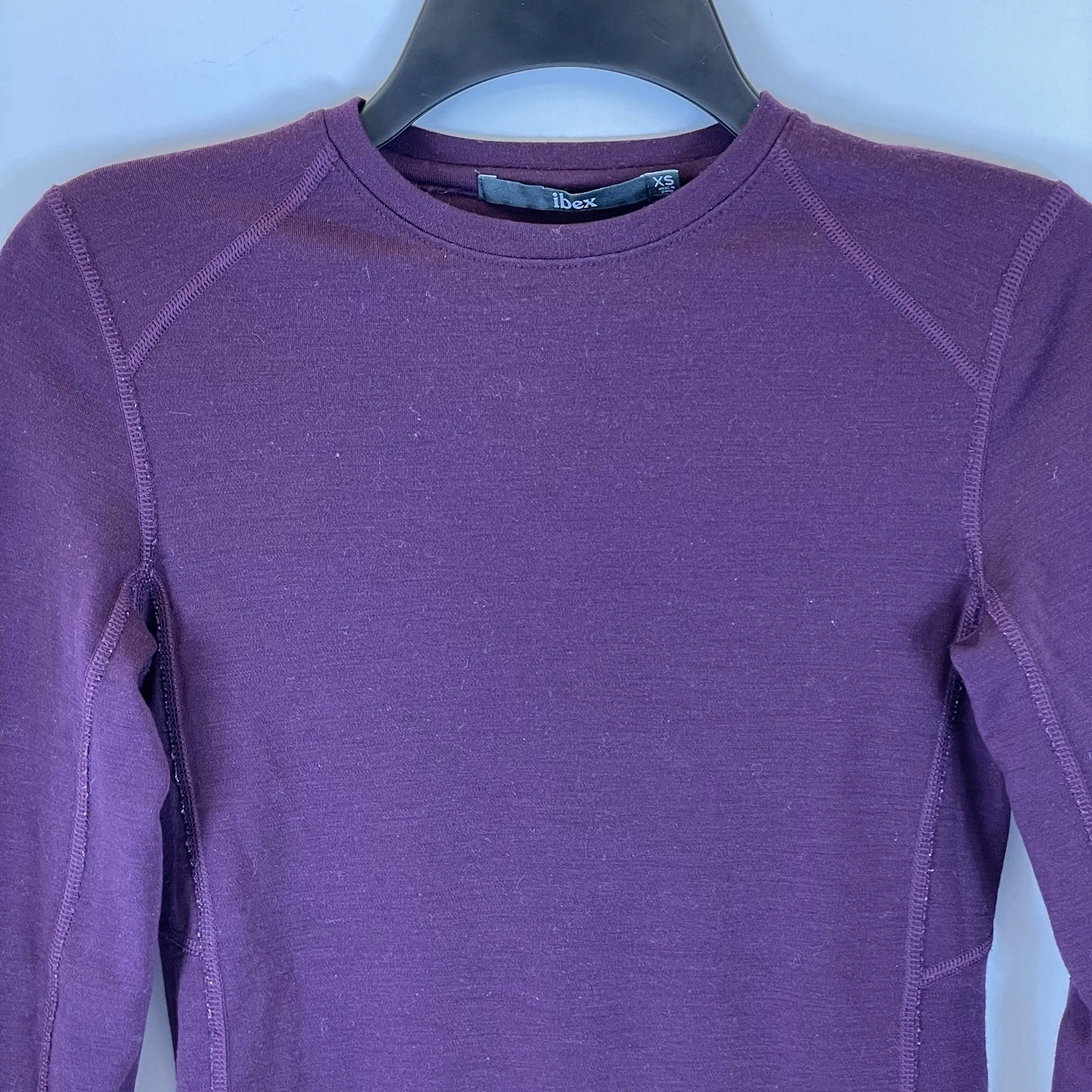 Ibex Women’s Size XS Merino Wool Long Sleeve Base Layer Shirt Thick Warm