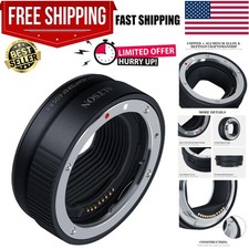 EF-EOS R Lens Mount Adapter with Auto Focus, Compatible with EF/EF-S Lenses t...