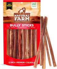 Odor-Free Select Bully Sticks, 12-Inch, 1-Pound , Hand Selected for Consistent