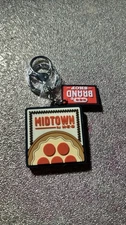 Open Box New H-E-B Brand Shop Key Chain Midtown By HEB Pizza Box Keychain