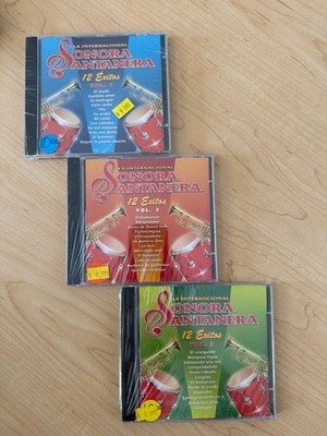La Internacional Sonora Santanera 12 Exitos Vol 1 2 3 CD Set Sealed Latin tropic