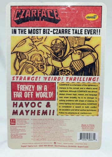 Czarface Secret Sagas Super7 Reaction Action Figure - 第 2/2 張圖片
