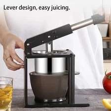 Home Manual Juicer Lever Stainless Steel Lemon Squeezer Citrus Juicer Hand Press