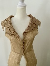 Edwardian Lace Lingerie Overdress /Robe with Five-Panel Skirt, c. 1905 1915