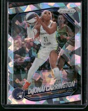 2025 Panini Prizm WNBA #9 DiJonai Carrington Ice Prizms