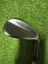 Titleist Vokey SM9 Jet Black Wedge 56* 12 Bounce D-Grind Wedge Steel Mens RH