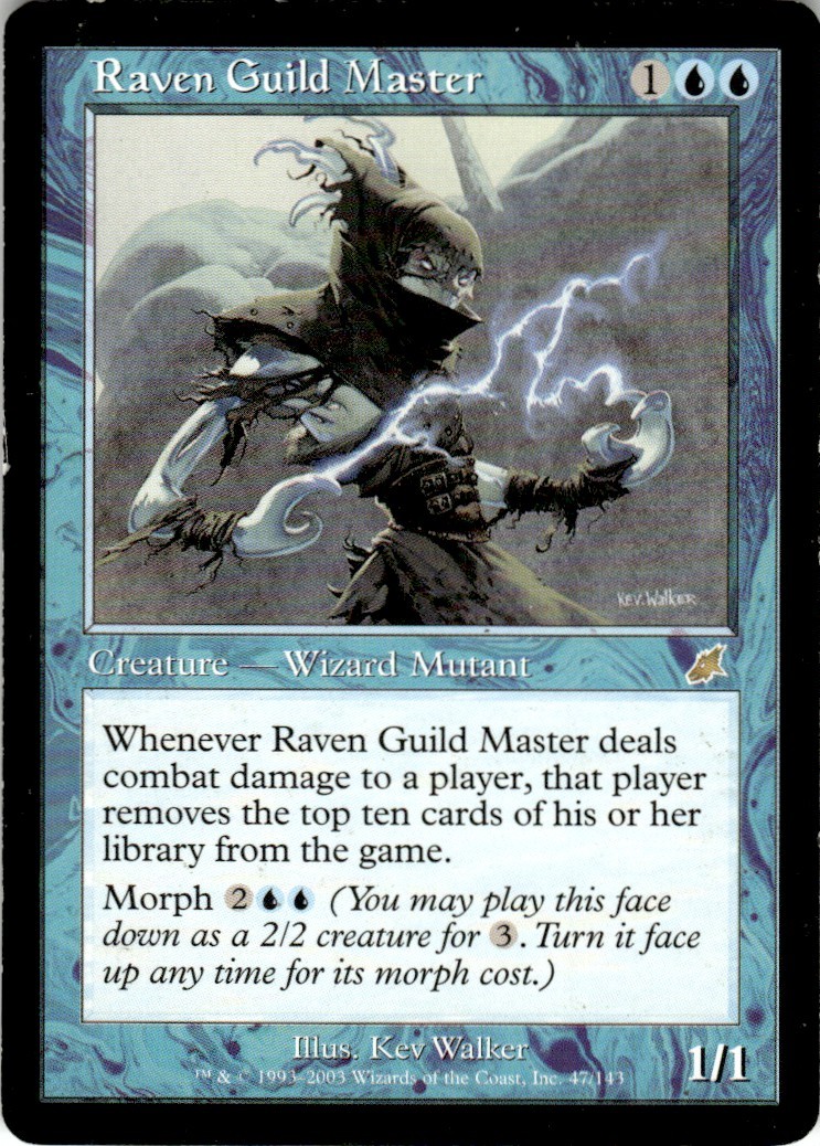 2003 Scourge Magic The Gathering Raven Guild Master 47/145 LP