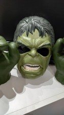 Incredible Hulk Mask Moving Mouth Hasbro Marvel 2017 And Sponge Hands 