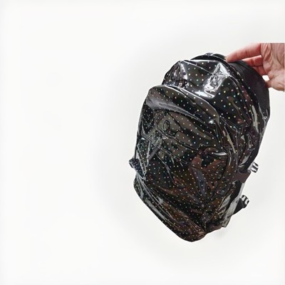 Head Porter Yoshida Polka Dots Leather Nylon Backpack Laptop