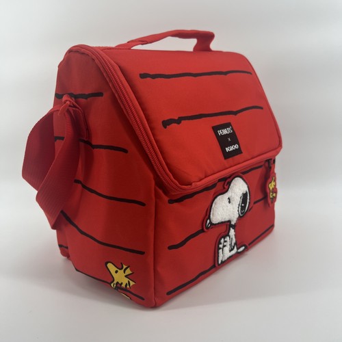IGLOO x Peanuts Snoopy's rote Hundehütte Thermo 16 Dosen Brotzeittasche Old School LNC