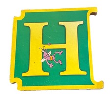 Vintage Sesame Street ABCs Interlocking Alphabet Board Book "H  2001