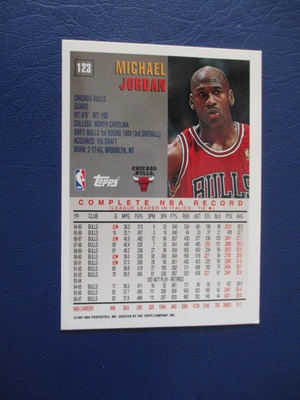 1997-98 Topps #123 Michael Jordan Bulls | eBay