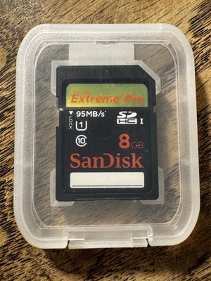 Sandisk 8GB Extreme Pro SDHC Class 10 UHS HD 3D Memory Card 95MB/s