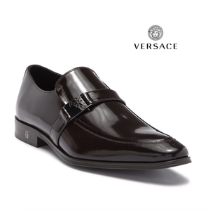 versace slip on loafers