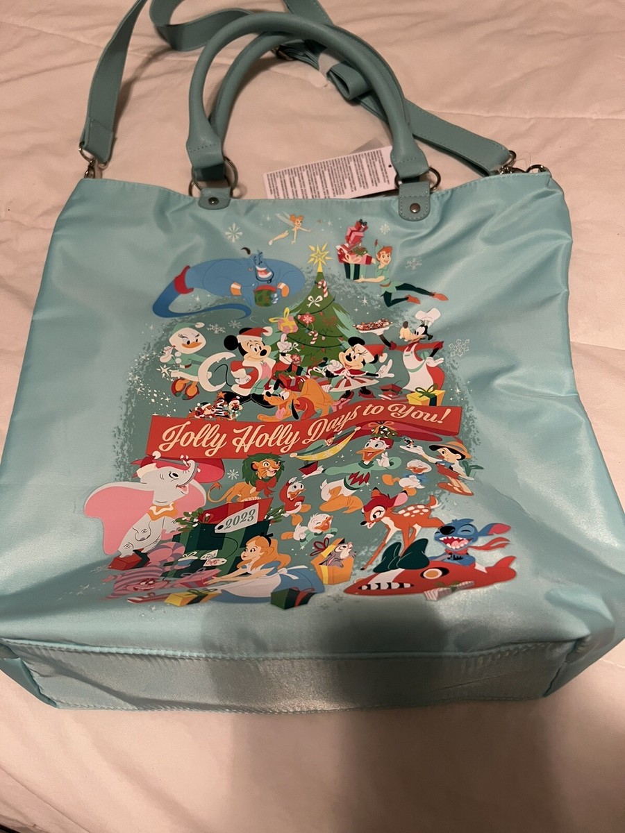 2023 Disney Parks Classics Christmas Zip Tote Bag Holiday