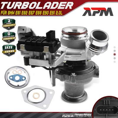 Turbolader Abgasturbolader 5-Polig für BMW E81 E87 E88 3er E90 E91 316d 318d