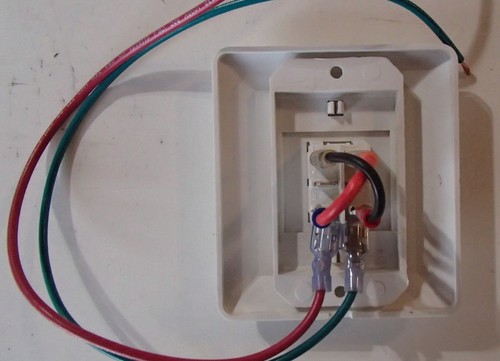  SIGMA SLIDE IN/OUT ROOM SWITCH W/ ALL WIRING MOMENTARY PARCHMENT 20A 125V - Picture 2 of 6