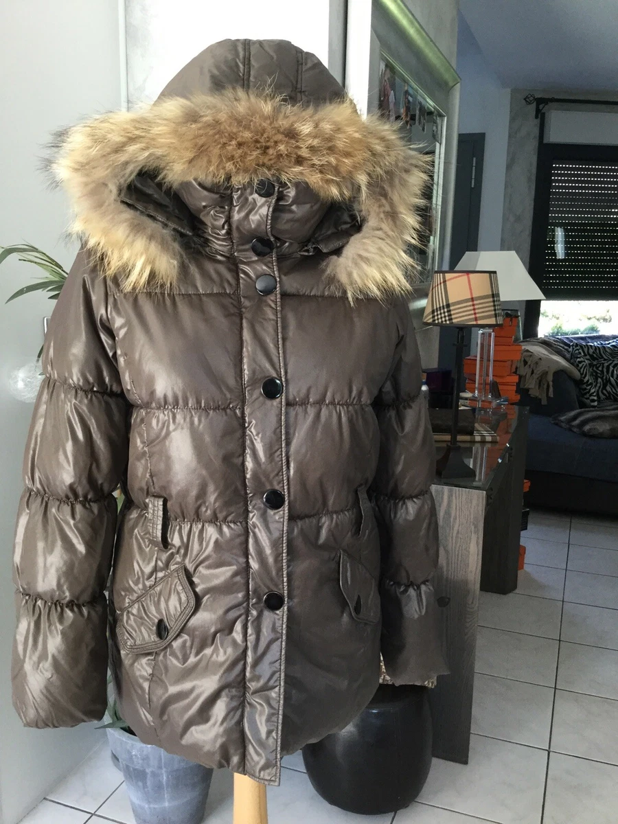 Doudoune ETAM taille 36 marron glac bon etat eBay