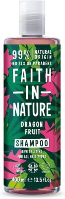 Faith In Nature Natural Dragon Fruit Shampoo, Revitalisierend, Vegan und Cruelty Fr