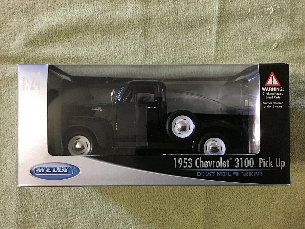 Welly 1953 CHEVROLET 3100 PICK UP TRUCK Black 1:24 Metal