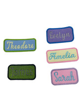 Custom Rectangle Iron-on Name Tag Patch