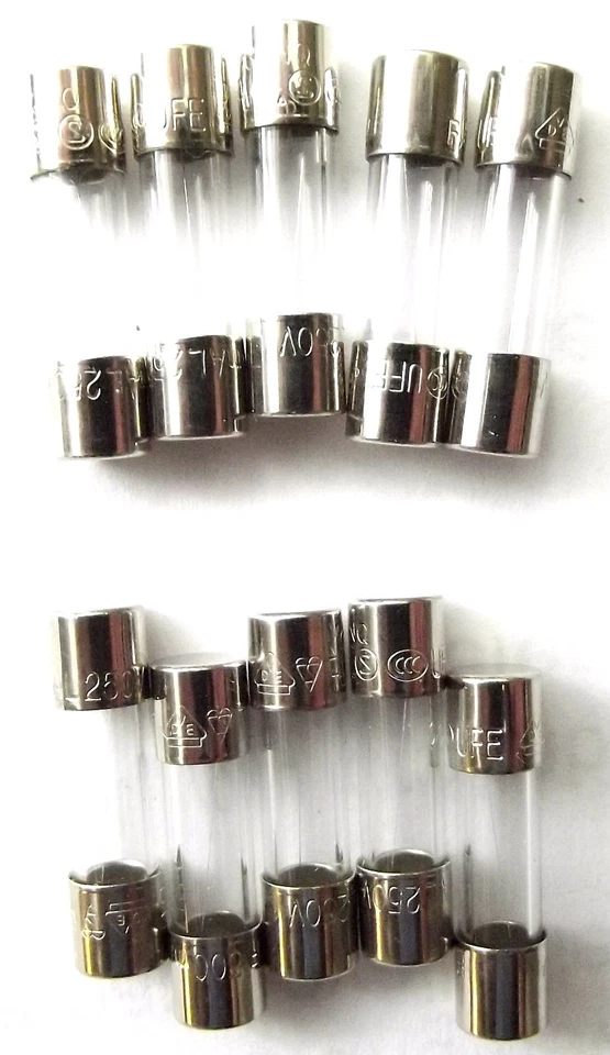 LITTLEFUSE OR CONQUER Fuse 500ma (0.5A) LBC 20mm quick blow Fast F500ma L 250v Glass x10pcs