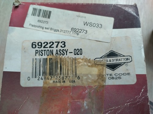 Briggs And Stratton Piston Assembly 0.20 Oversize 692273 - Picture 3 of 3
