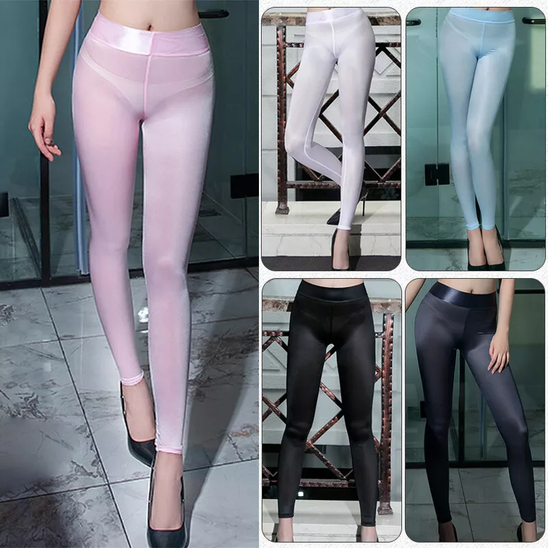 Women/Lady See Through Trousers Pants Leggings Transparent Sheer Skinny  Sexy Hot