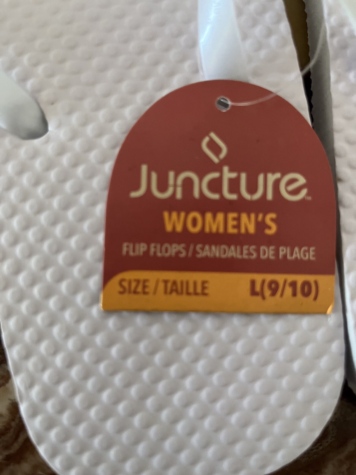 Juncture Womens Flip Flop Large 910 White eBay
