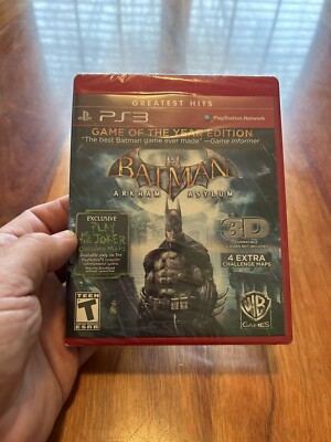Batman: Arkham Asylum: Game of the Year Edition - Sony PlayStation 3 PS3 - New