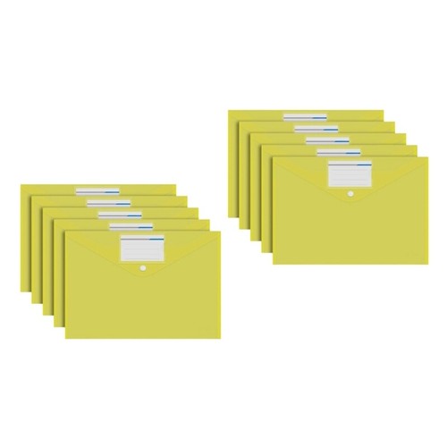 10 Pcs Document Organiser Document Bag A4 File Folders Document Wallets - Picture 16 of 20