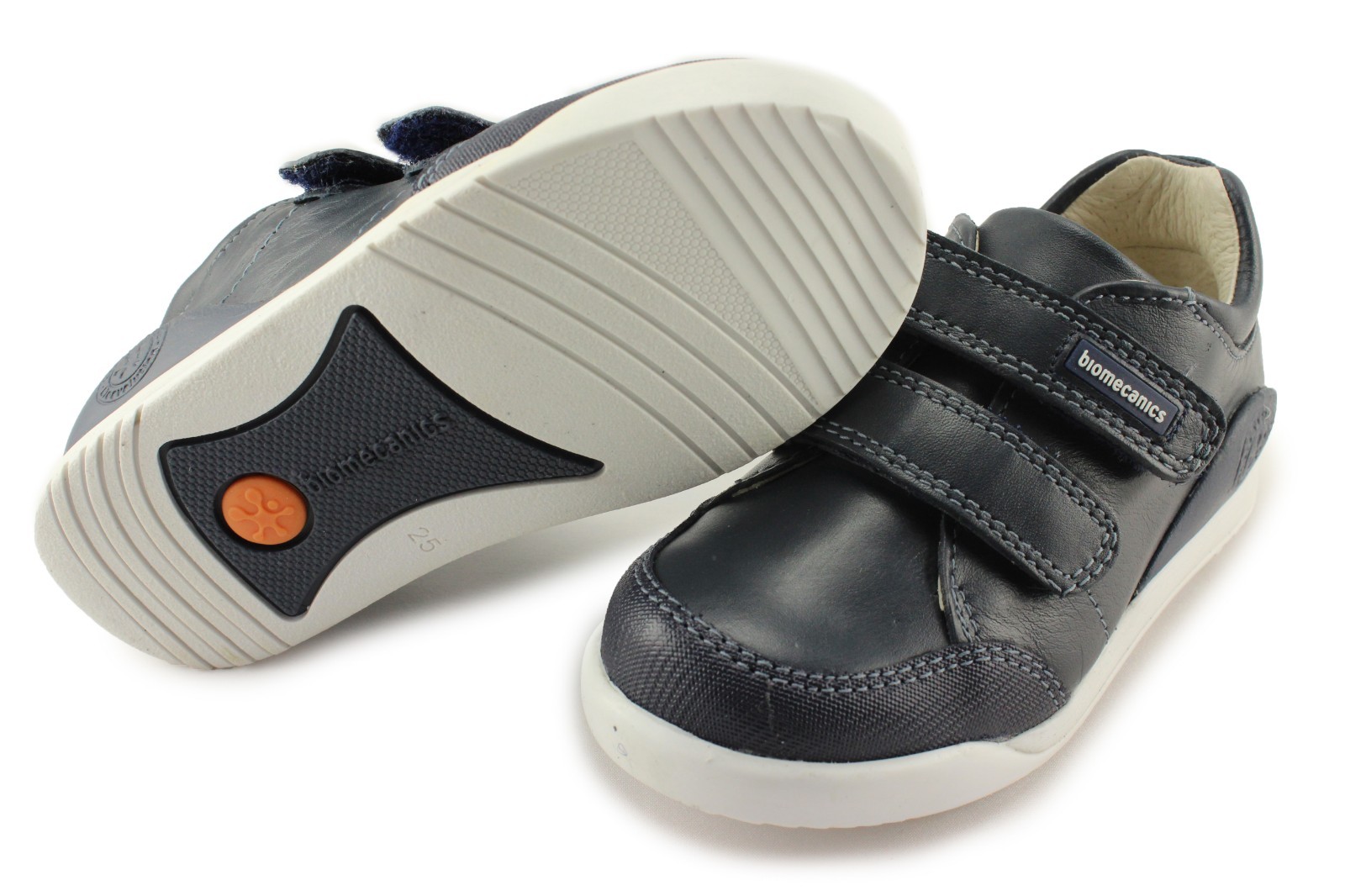 Biomechanics (Garvalin) Boys Navy Leather Shoes 172170 Azul Marino Made