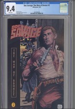 Doc Savage: Man of Bronze #2 CGC 9.4 1991 Millennium Mark Ellis Story: New Frame